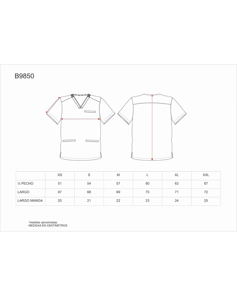 Casaca estampada V Workteam
