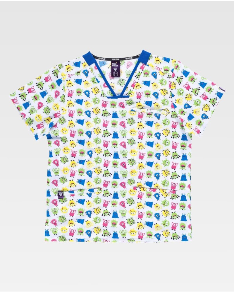 Casaca estampada V Workteam