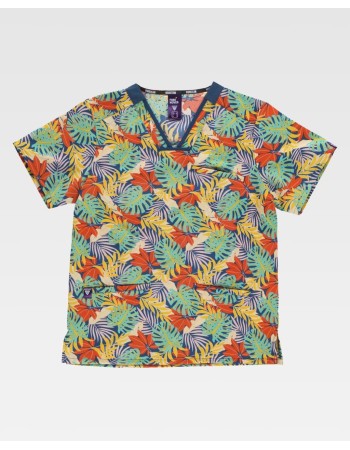 Casaca estampada V Workteam