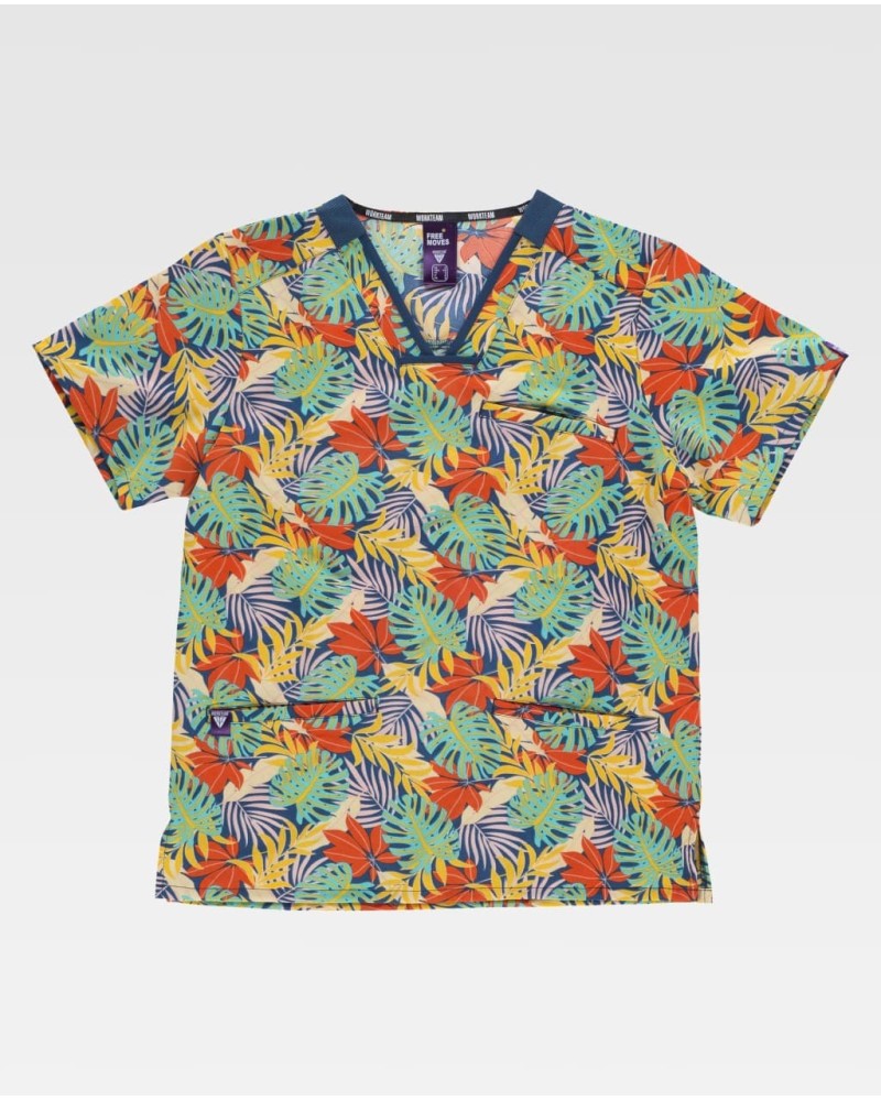 Casaca estampada V Workteam