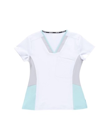 Casaca combinada workteam blanca