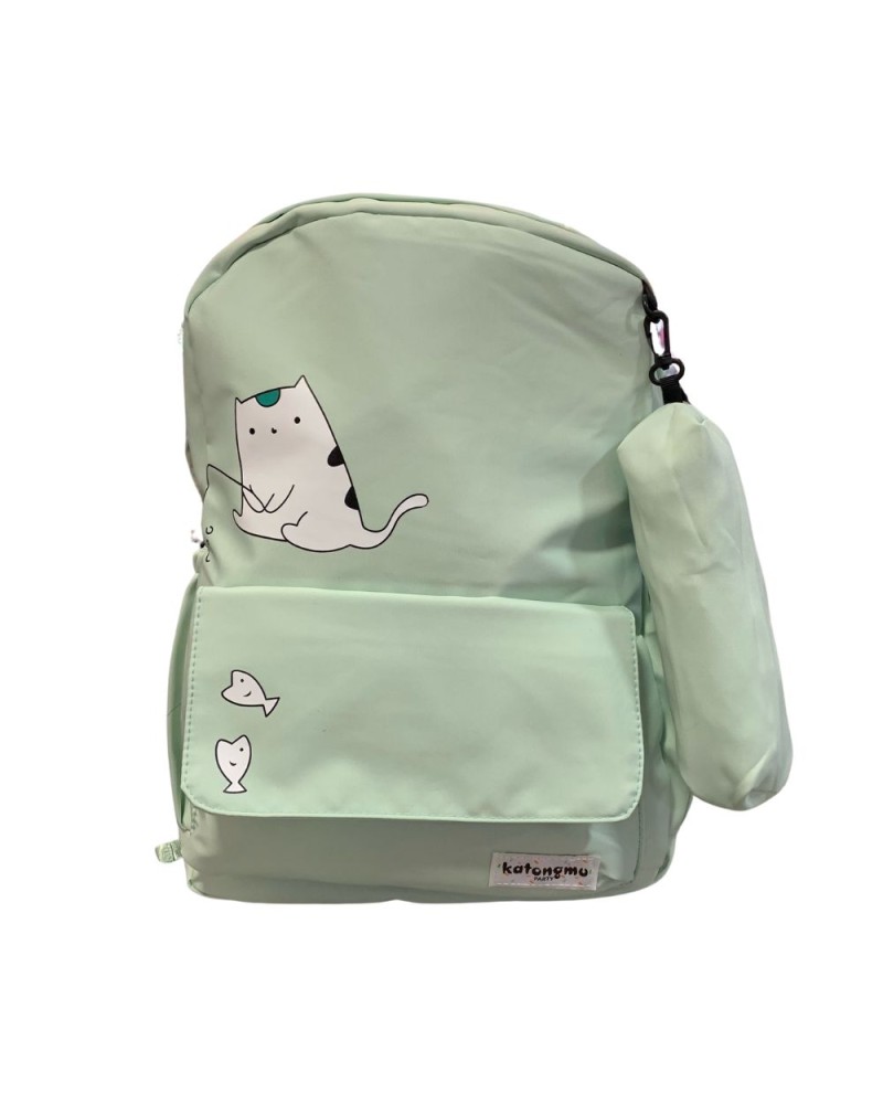 Mochila con diseño de gatos