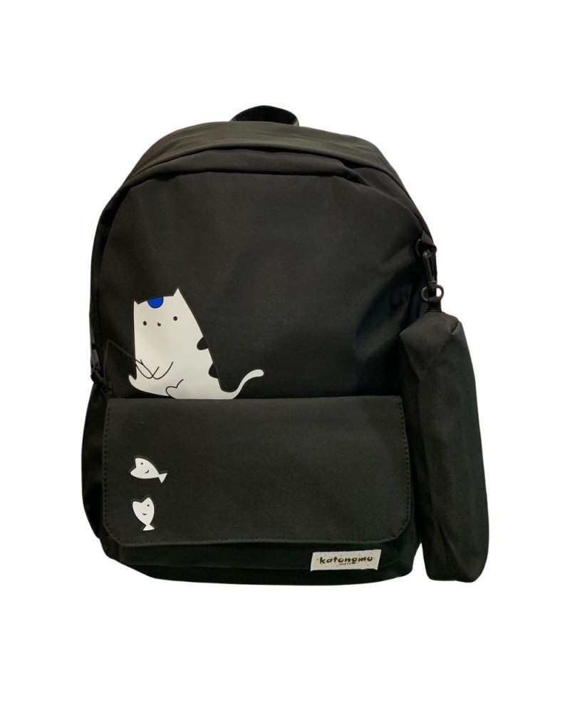Mochila con diseño de gatos