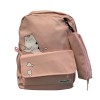 Mochila con diseño de gatos