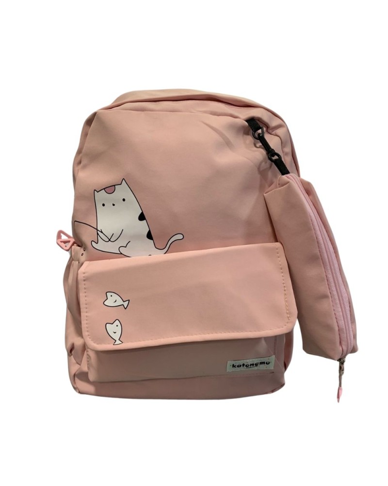 Mochila con diseño de gatos