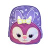 Mochila escolar con estampado de conejo