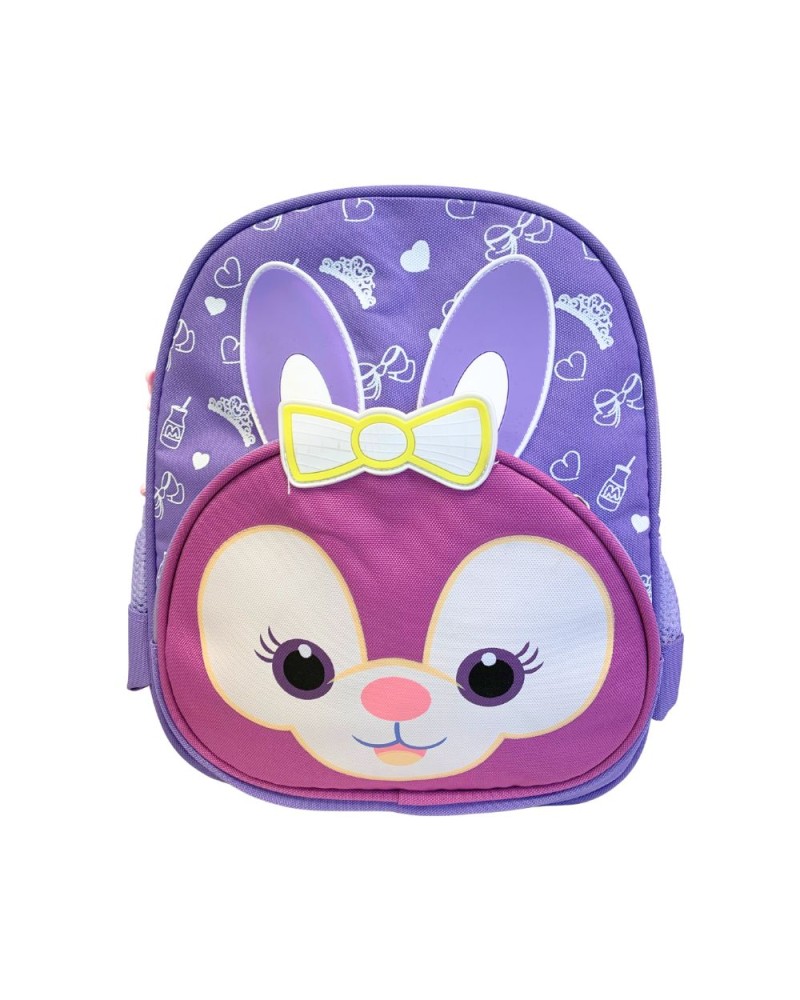 Mochila escolar con estampado de conejo