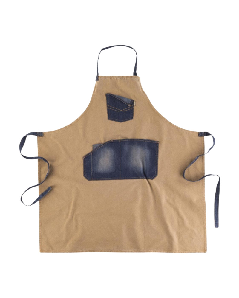Delantal canvas con peto Workteam M720