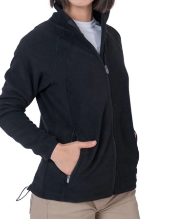 Campera polar dama SW negro